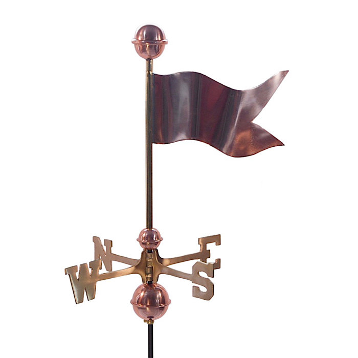Breakwater Bay Kew Gardens H Aluminum Patriotic Weathervane Wayfair